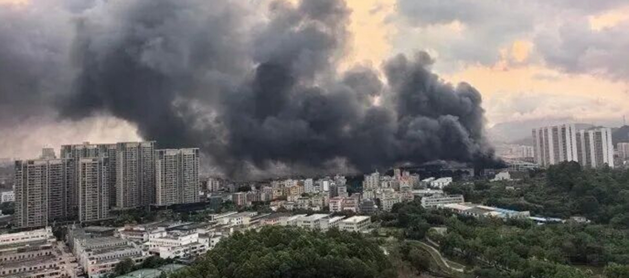 В парковочном комплексе завода BYD в Шэньчжэне произошёл пожар, пострадавших нет